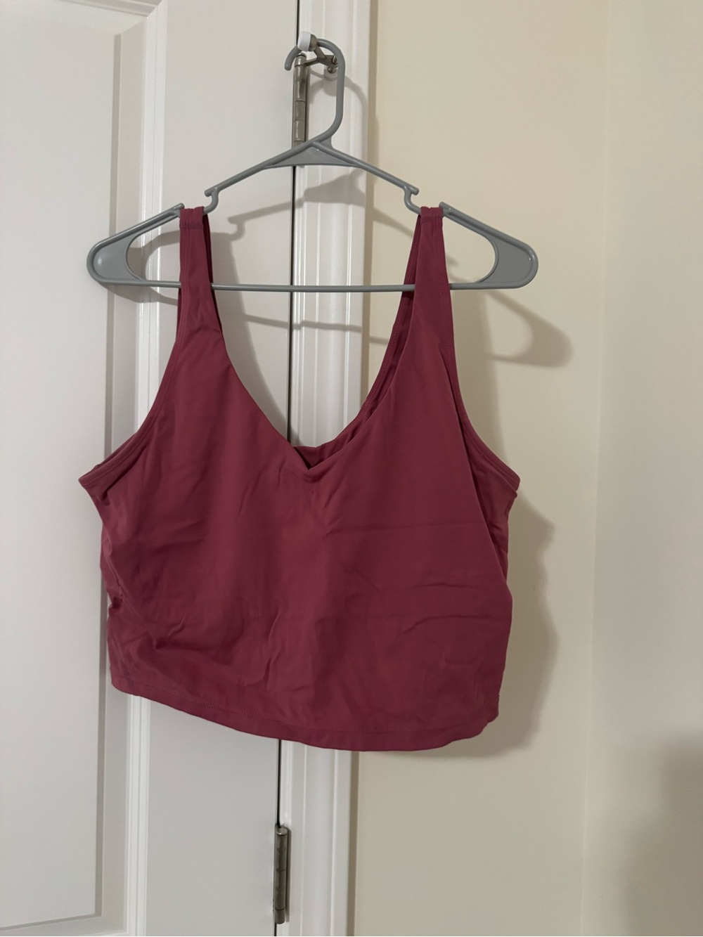 BUNDLE OF 4 Women's V-Neck Active Crop Tank Top - Rose